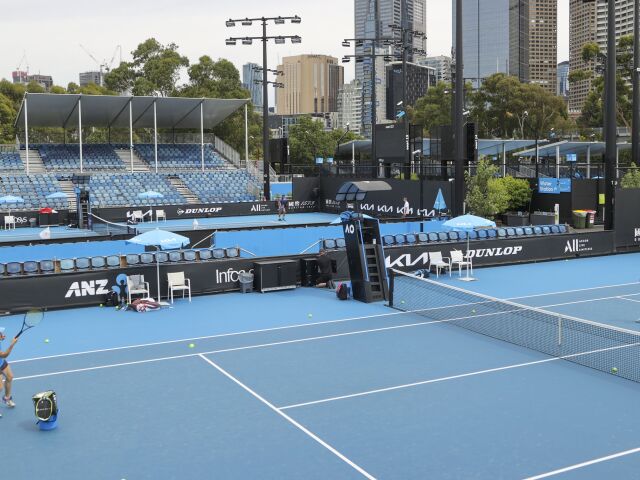 Australian Open, tréning