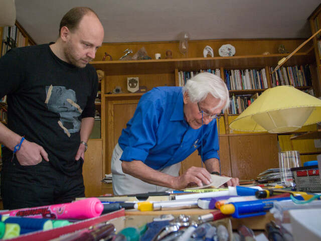 Petr Horký, Miroslav Zikmund, pracovňa