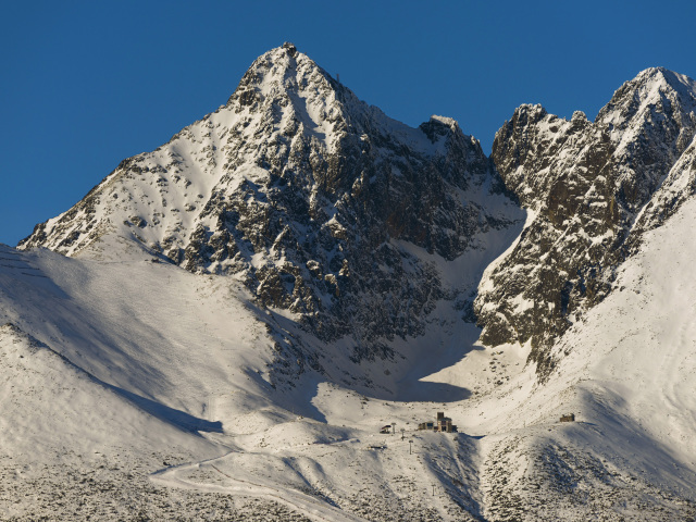 Vysoké Tatry Veľká Lomnica príroda zima