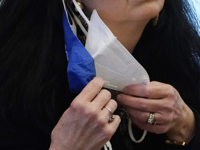 Virus Outbreak Double Masks