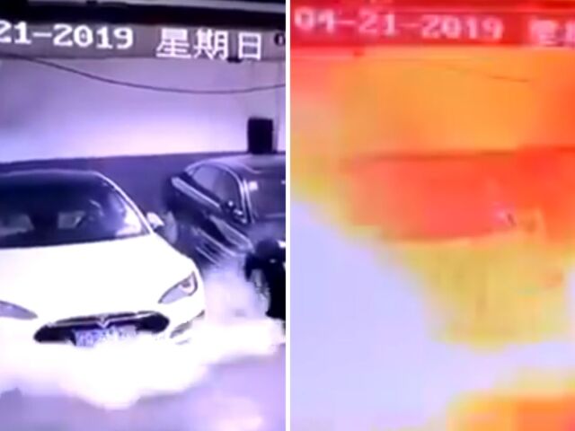 Požiar - elektromobil