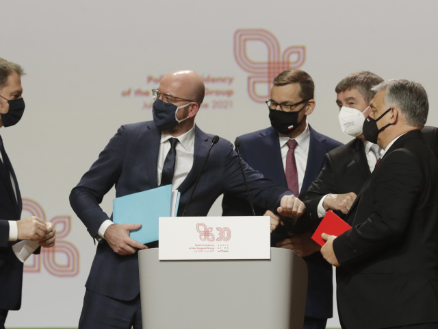 V4 matovič orbán babiš morawiecki