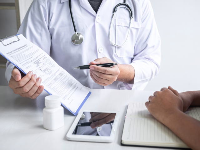 doktor, pacient, diagnóza, lieky, formulár
