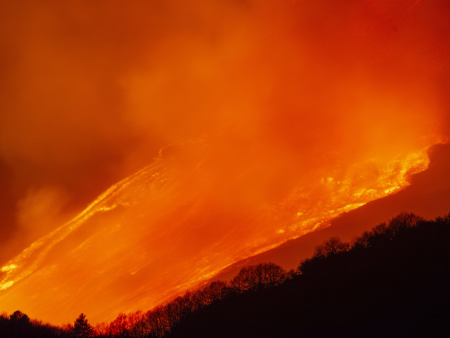 Etna erupcia