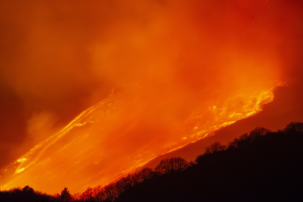 Etna erupcia