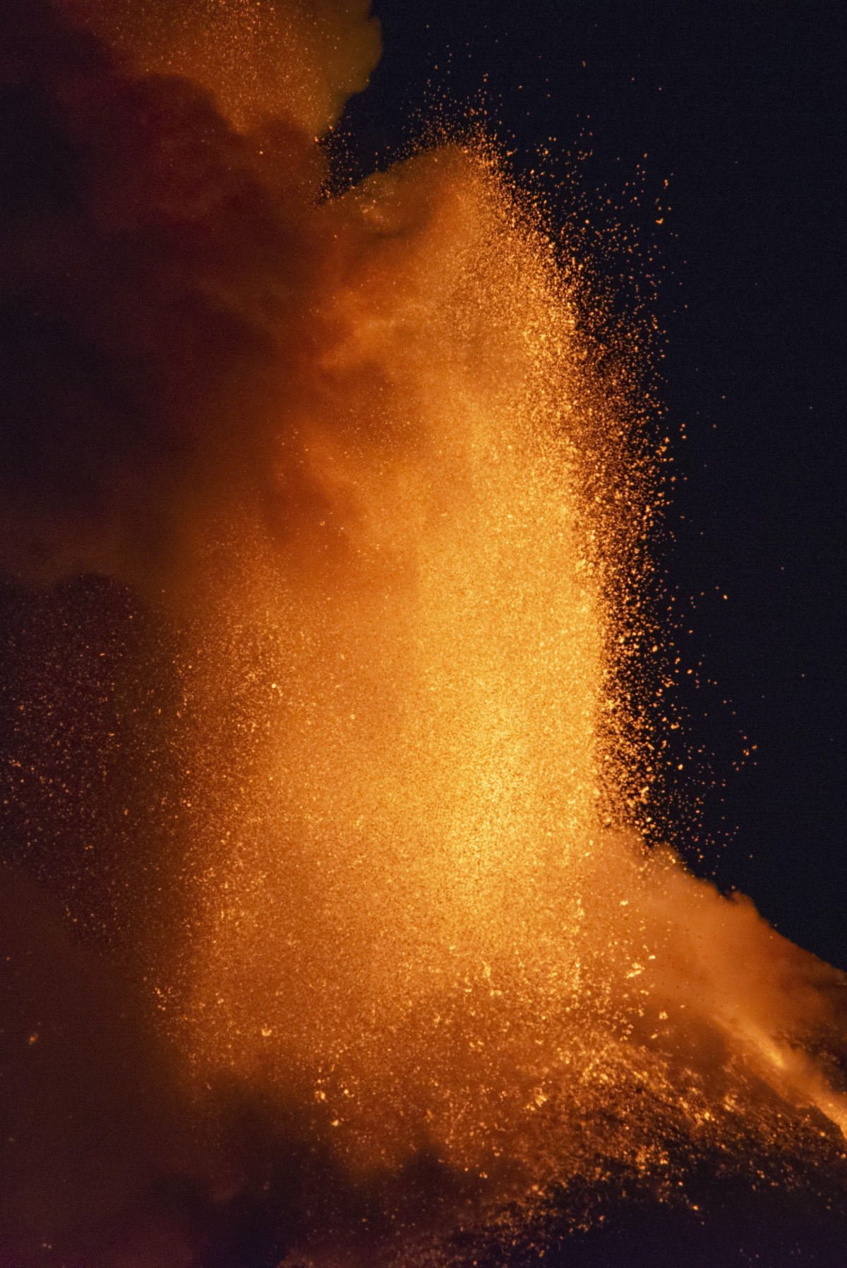 Taliansko Sicília sopka Etna erupcia