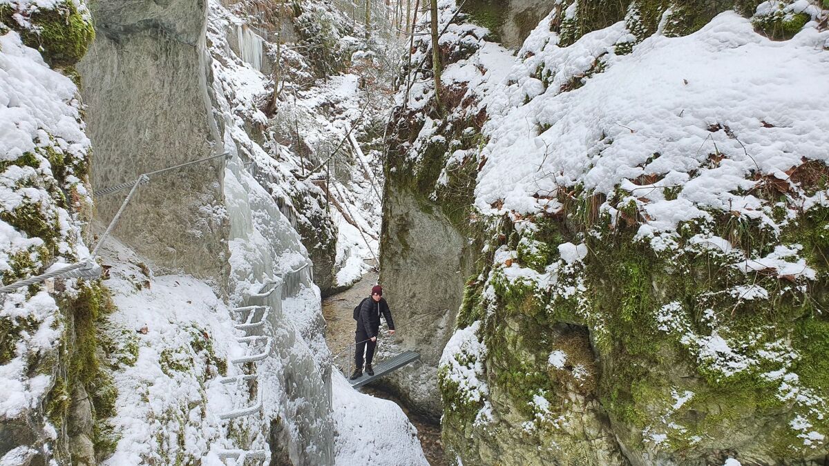 Tisovec Čertova dolina ferrata