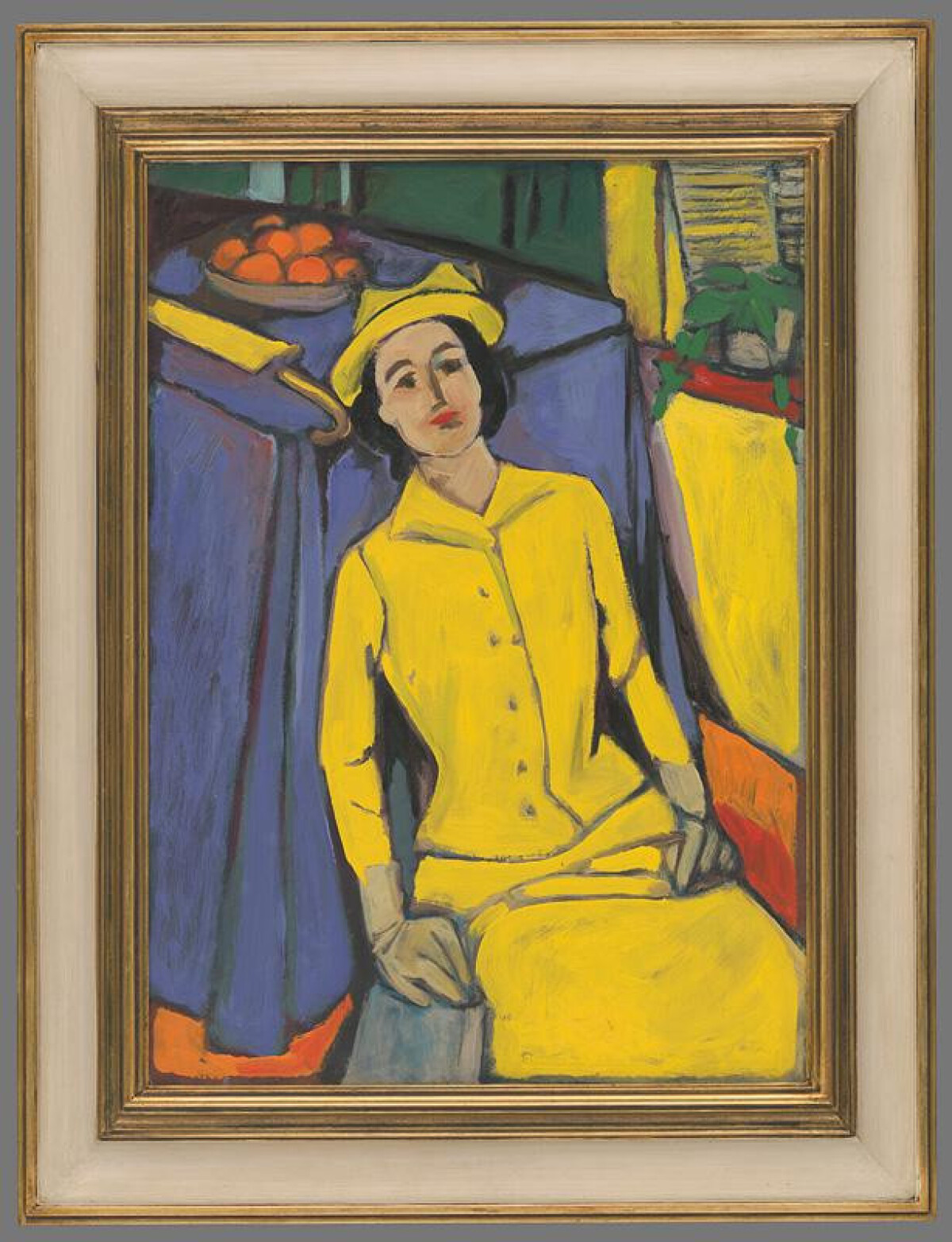 Eugen Nevan:V žltom kostýme, 1965