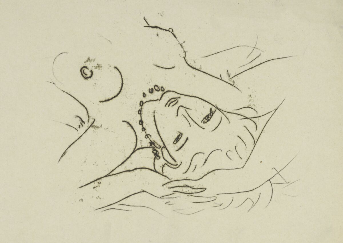 Eugen Nevan: Žena s náhrdelníkom, okolo 1945
