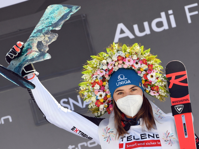 SR Slovensko Lyžovanie SP obrovský slalom Vlhová