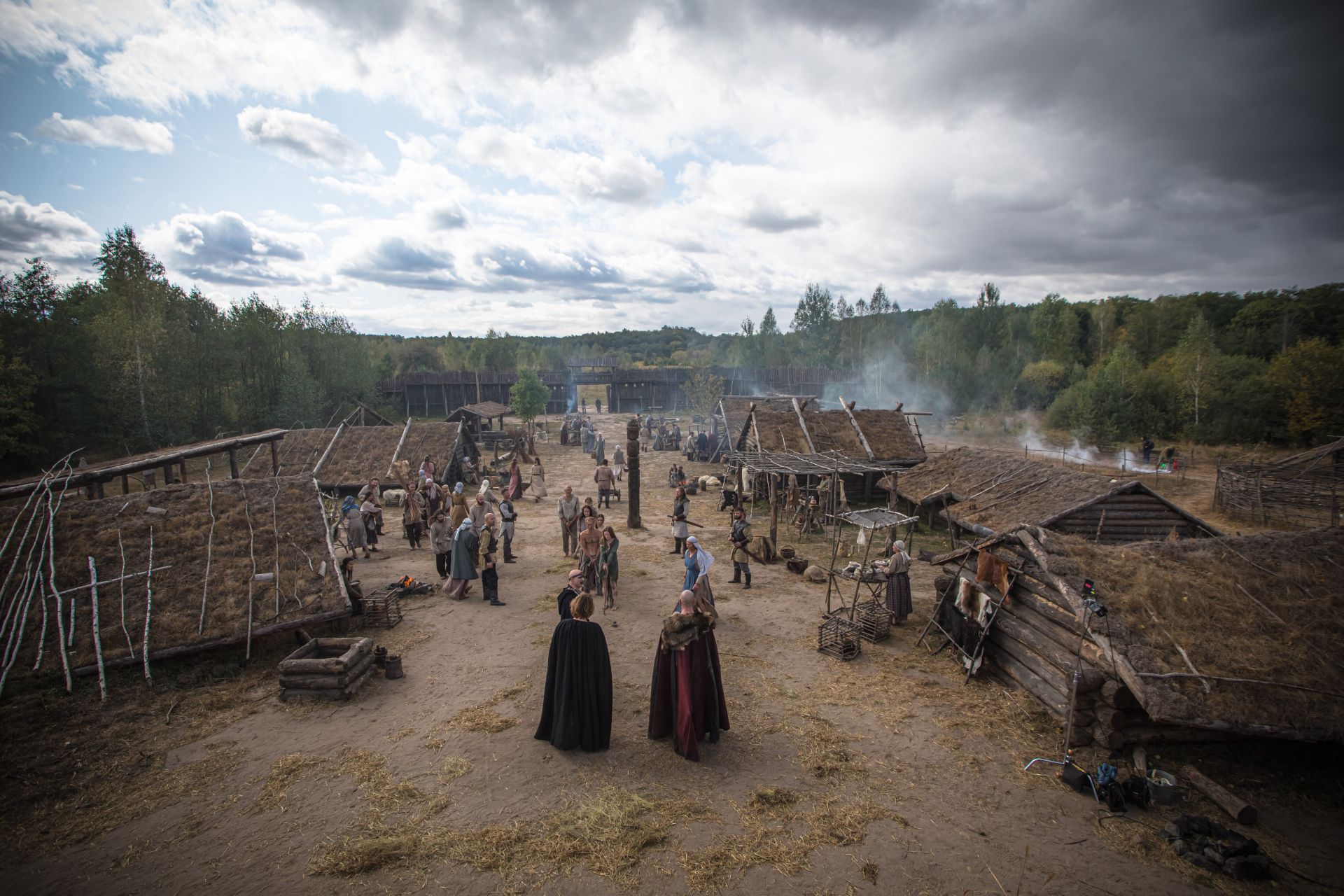 Filmári museli od základov vybudovať kópie hradísk.