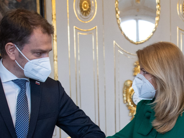Igor Matovič, Zuzana Čaputová, stretnutie prezidentský palác