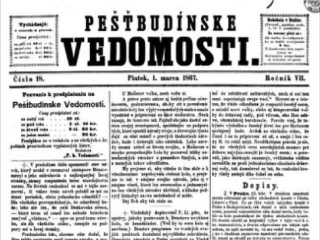 Pestbudinske vedomosti