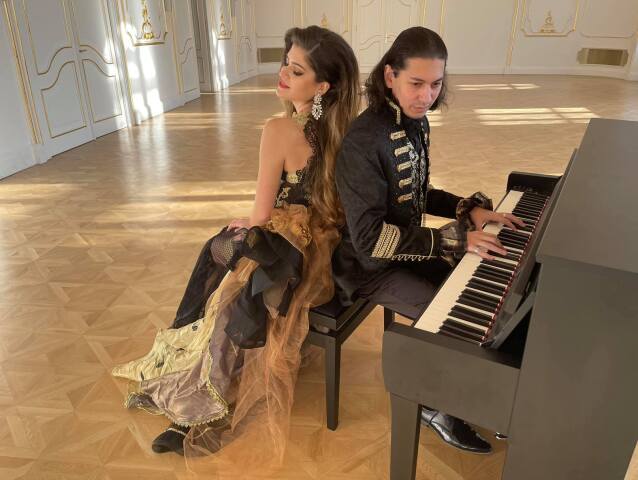 Vanessa Sarkoeziova a Milos Bihary