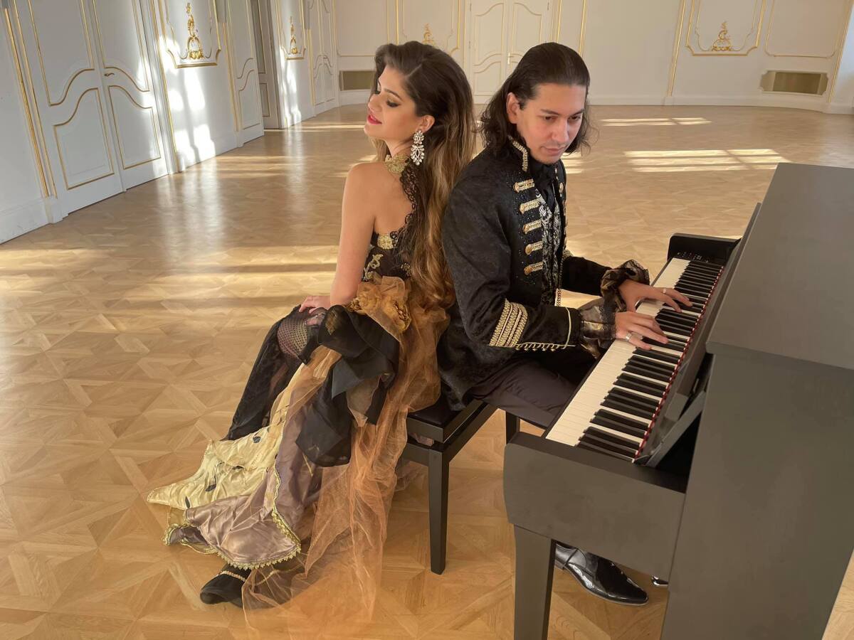 Vanessa Sarkoeziova a Milos Bihary