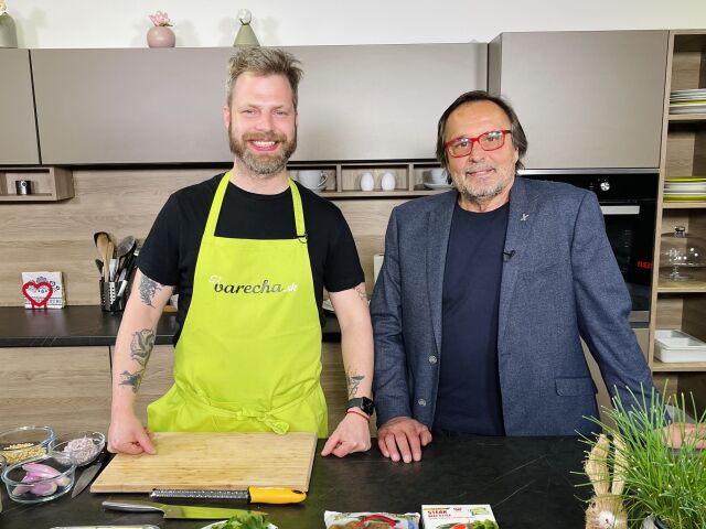 Jozef Vajda a šéfkuchár Peter Slačka