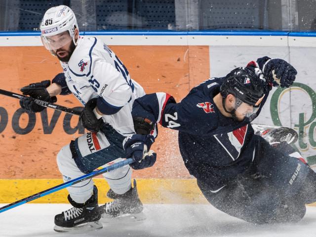 SR Hokej TEL 1/4 play off Slovan Nitra Slovák