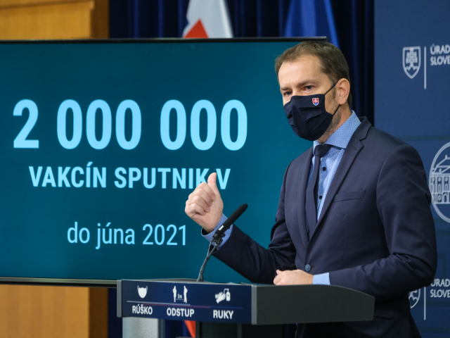 Igor Matovič, Sputnik V,