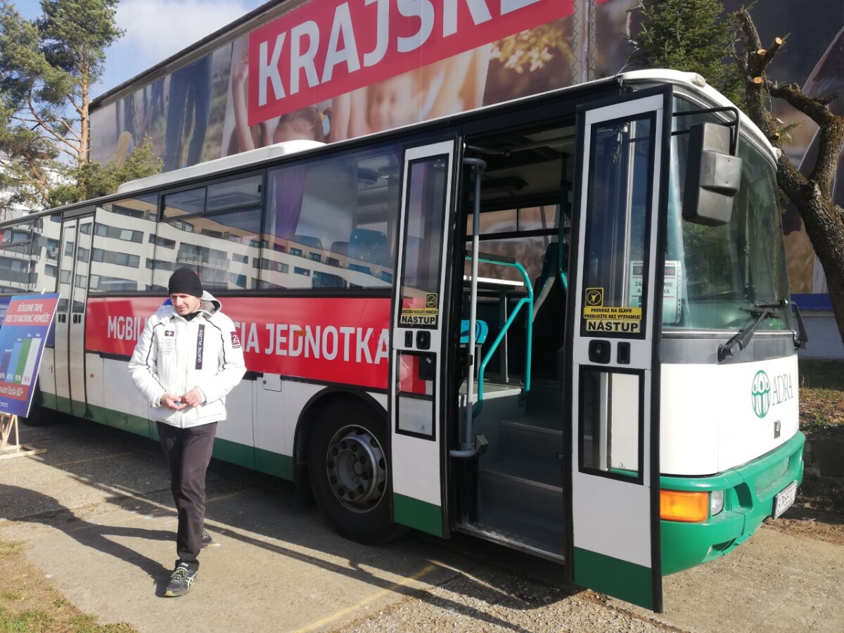 očkovací autobus, Banskobystrický kraj