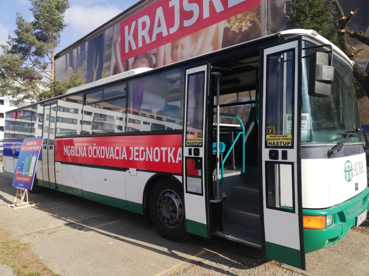 očkovací autobus, Banskobystrický kraj