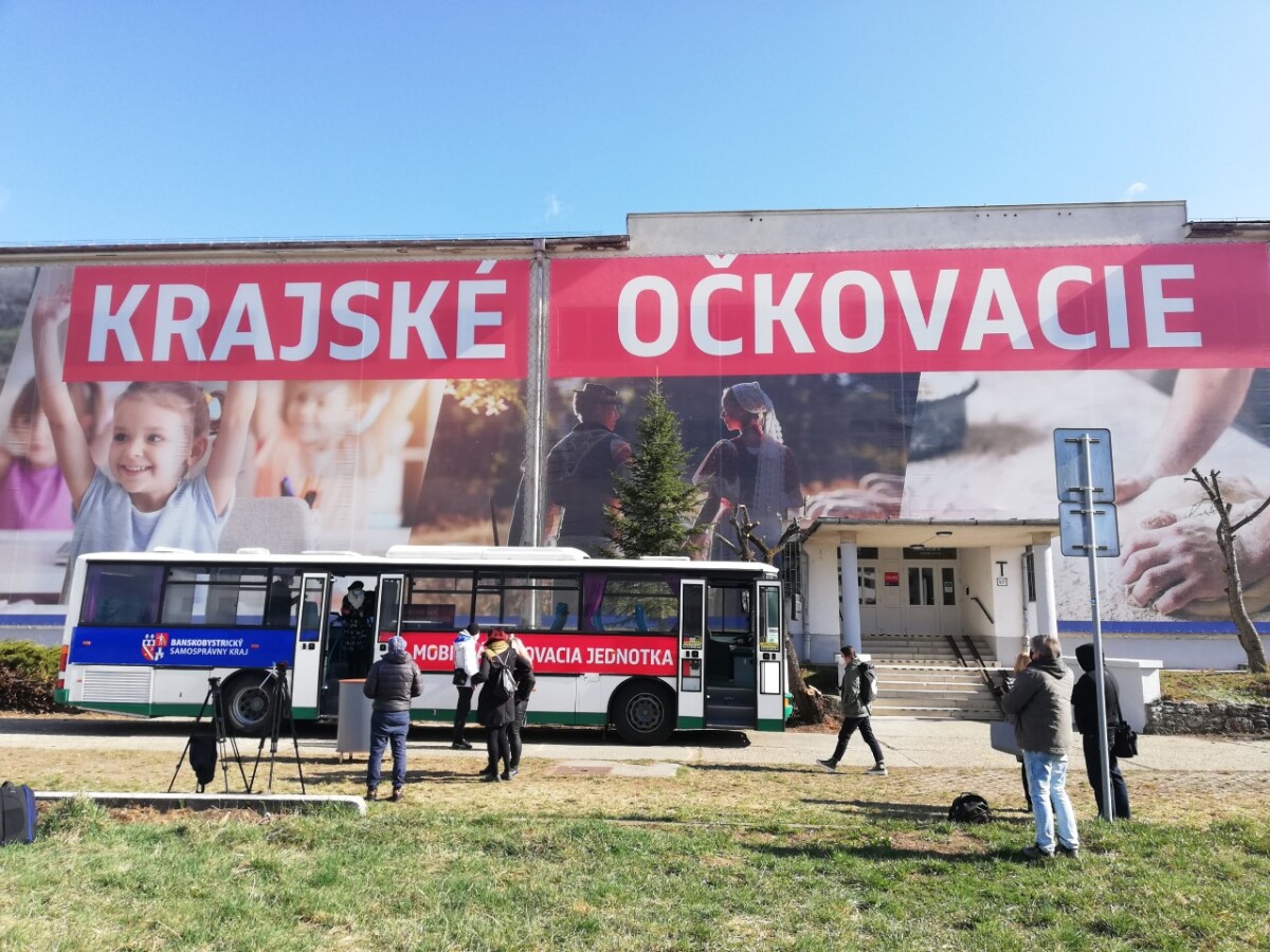 očkovací autobus, Banskobystrický kraj