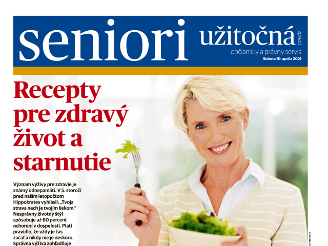 Užitočná pravda seniori 10. 4. 2021