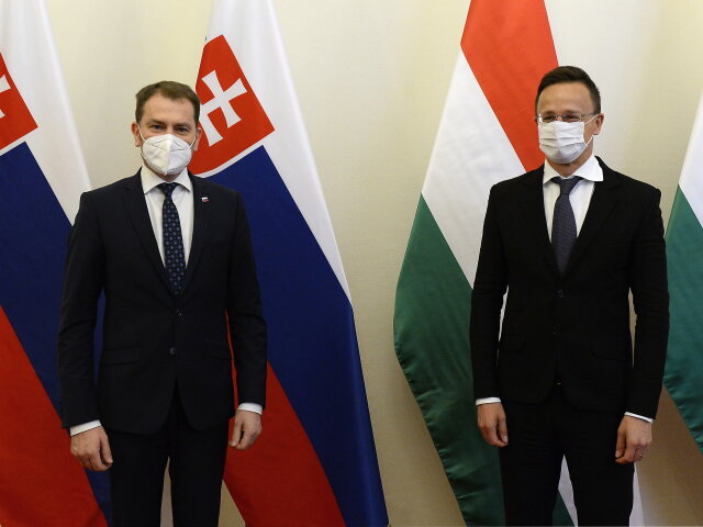 Péter Szijjártó / Igor Matovič /