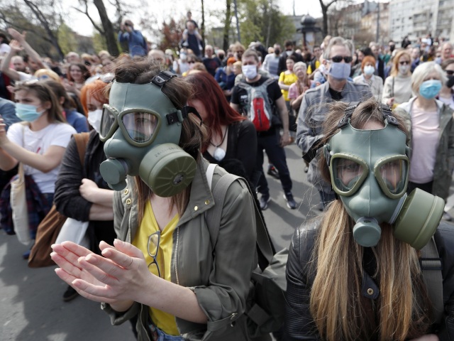 Srbsko Belehrad Protest Ekológia