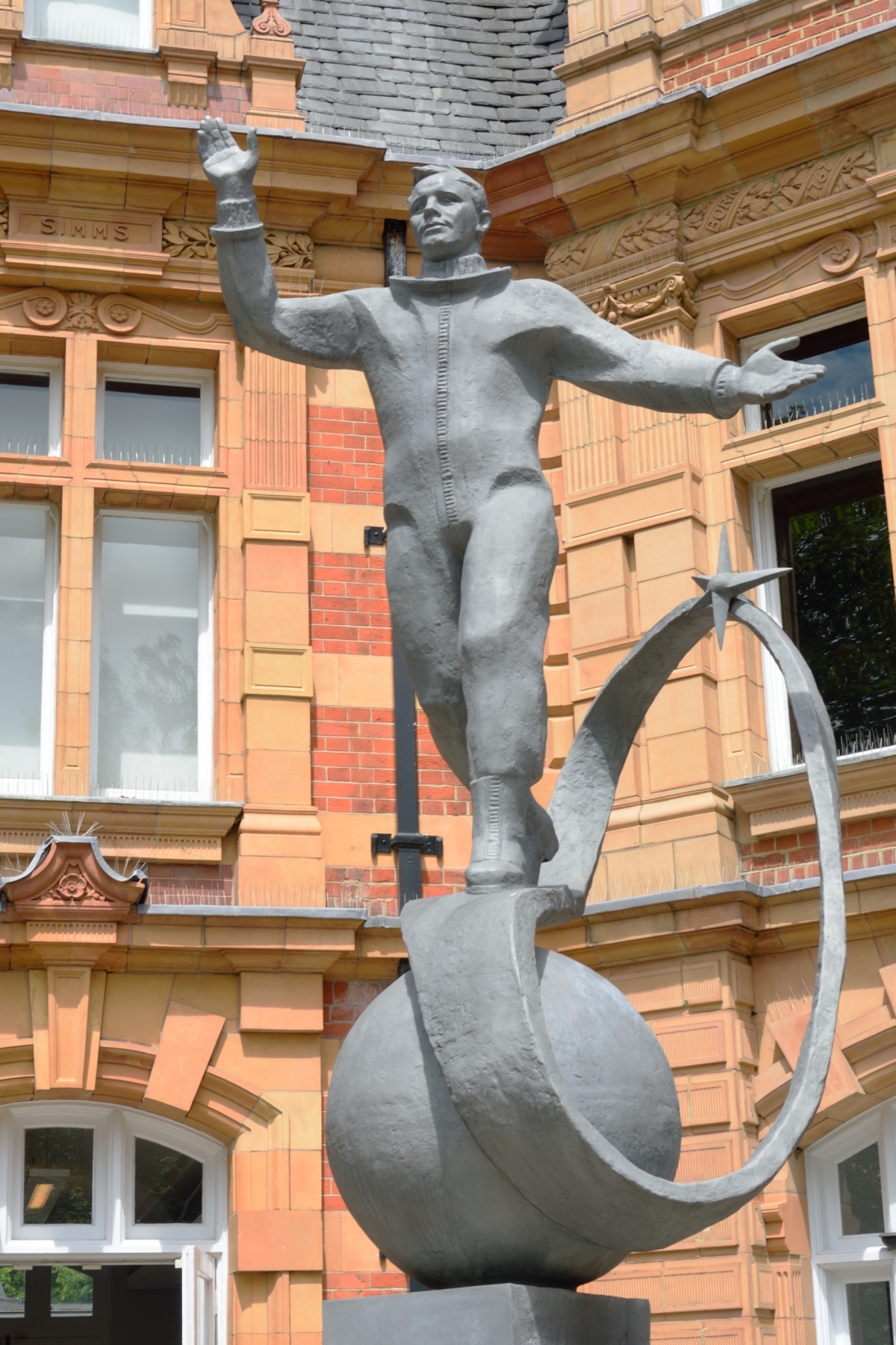 Londýn, socha, Greenwich, Jurij Gagarin