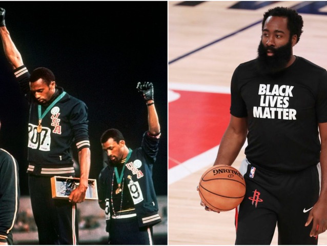 Tommie Smith, John Carlos, James Harden