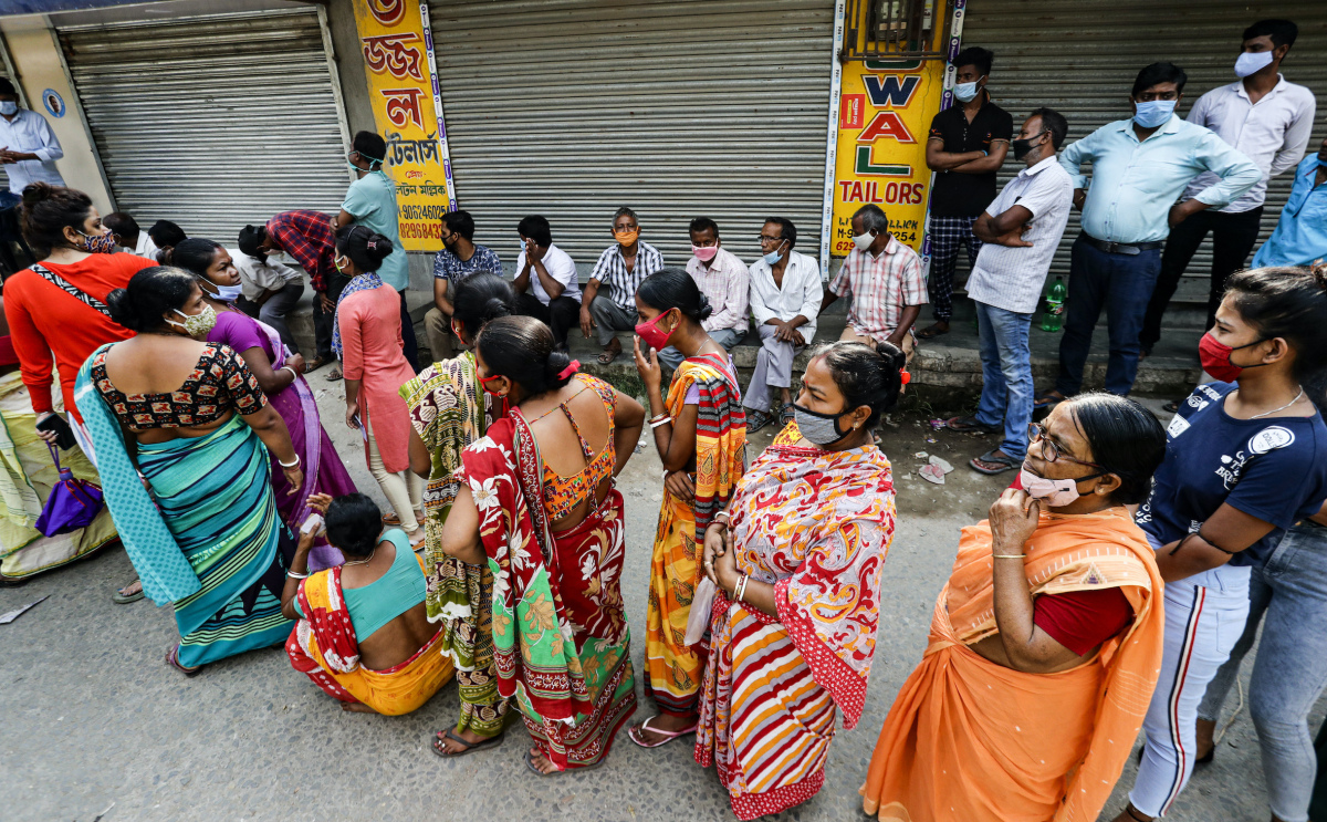 India, Bengálsko, voľby, vírus