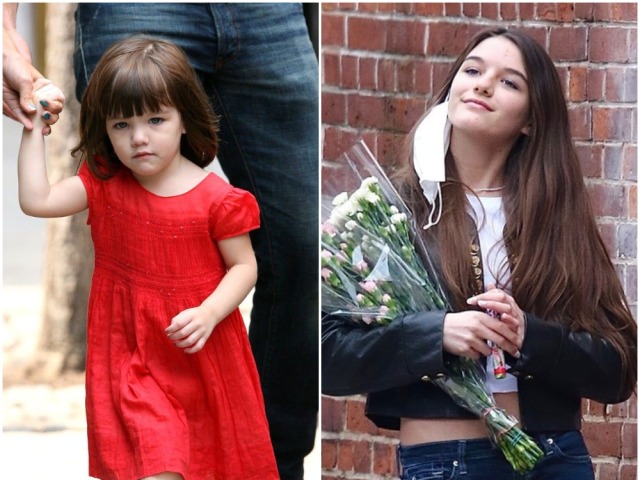 suri cruise koláž