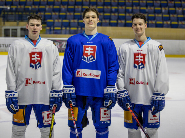 Šimon Nemec, Juraj Slafkovský, Samuel Kňažko