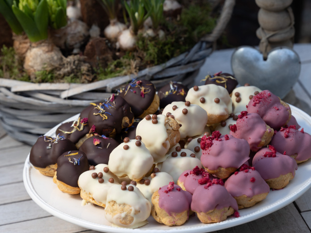čokoládová, profiterolky, varecha, Mierovo Castel,