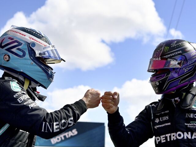 Valtteri Bottas, Lewis Hamilton