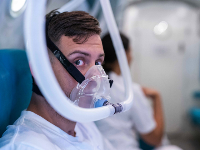 hyperbarická komora, kyslík, postcovidový syndróm, pľúca