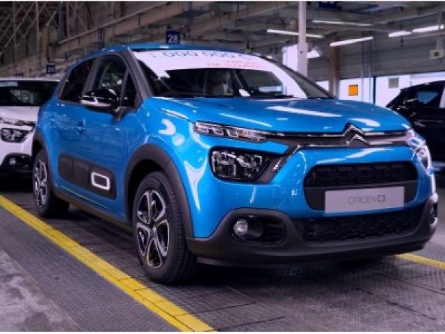 Citroen C3 s poradovým čáíslom 1 000 000