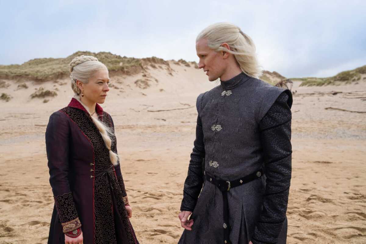 house of the dragon, matt smith, emma d´arcy,