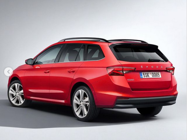Škoda Fabia Combi - ilustracia 2021