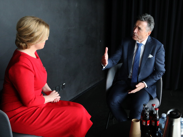 Zuzana Čaputová, Dánsko, Anders Fogh Rasmussen