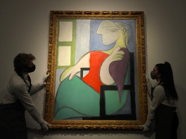 Británia USA Picasso obraz dražba