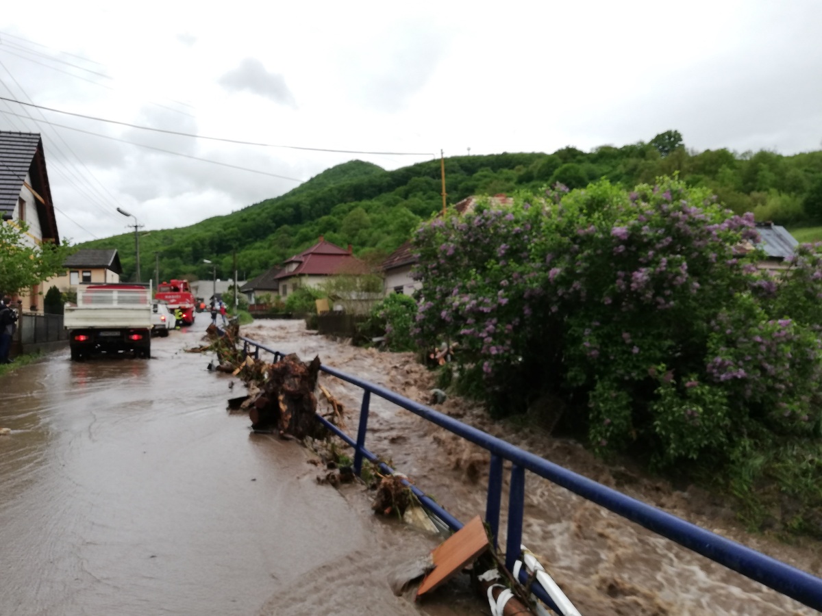 Rudno nad Hronom / Povodeň / Potopa /