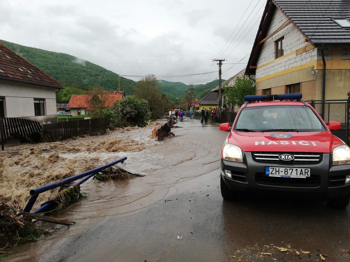 Rudno nad Hronom / Povodeň / Potopa /