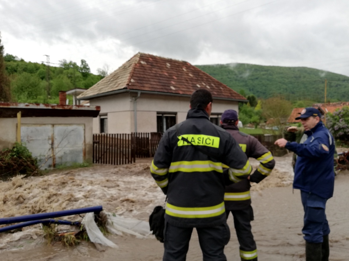 Rudno nad Hronom / Povodeň / Potopa /