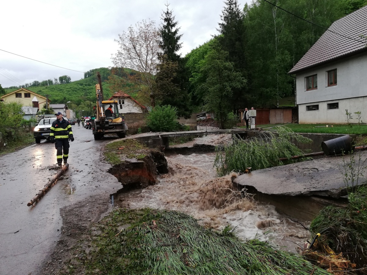 Rudno nad Hronom / Povodeň / Potopa /