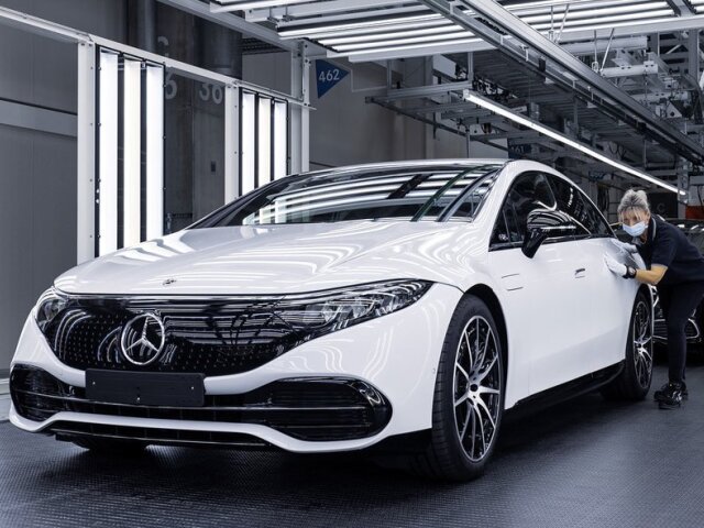 Mercedes-Benz EQS - výroba 2021