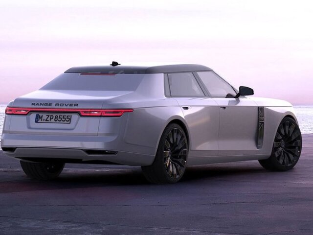 Range Rover - sedan ilustrácia 2021