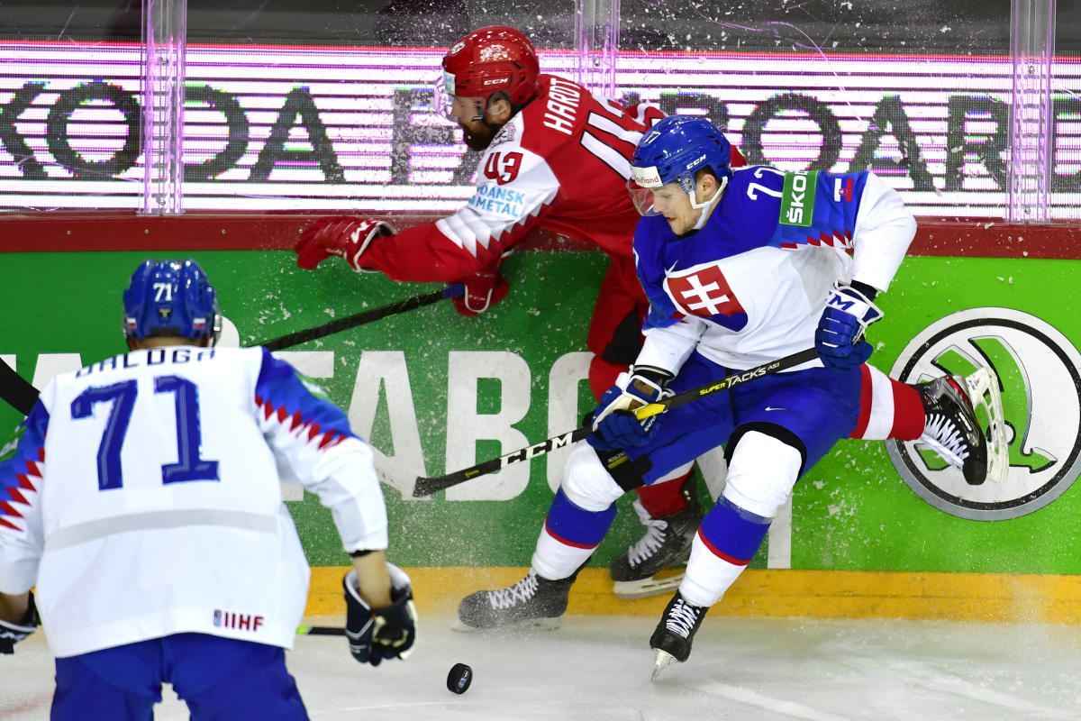 Lotyšsko MS2021 Hokej A Slovensko Dánsko