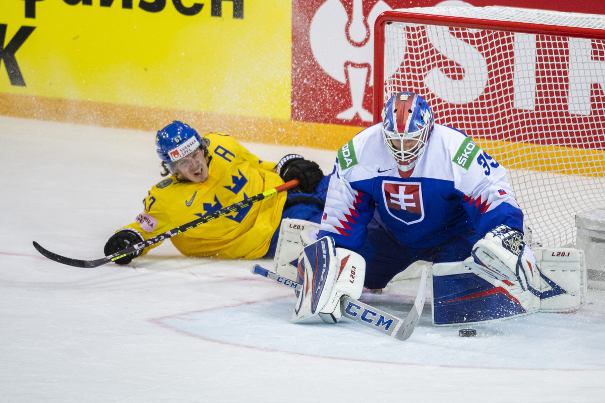 húska MS2021 Hokej A SR Švédsko Slovensko