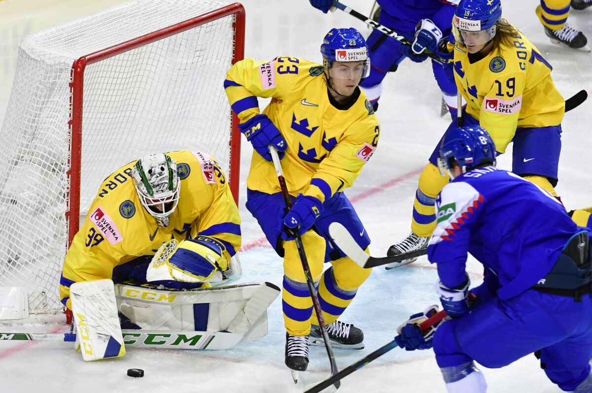 Lotyšsko MS2021 Hokej A SR Švédsko Slovensko
